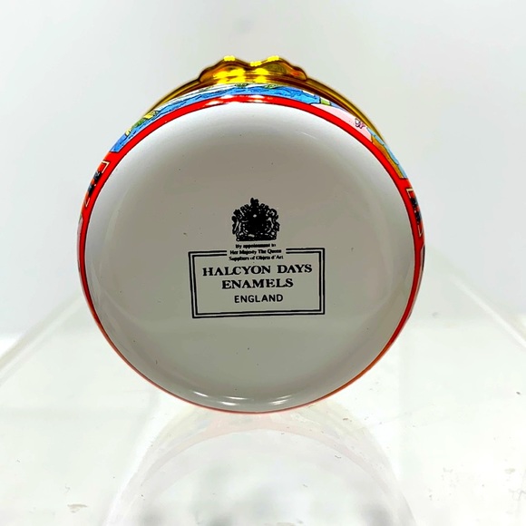 Halcyon Days Enamels Nutcracker Christmas 2001 trinket box - Picture 12 of 14